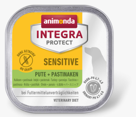 Animonda INTEGRA Protect Dog Sensitive Индейка Пастернак 150 g