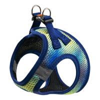 Zooexpress Шлейка-жилет ART LINE M (41-44 см) капрон сетка с принтом тригонометрия