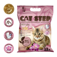 Cat Step комкующийся растительный Tofu Lotus 12 л