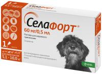 Селафорт капли для собак весом 5-10 кг 12% 1 пипетка