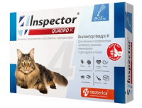 Инспектор Квадро К (Inspector Quadro К) капли для кошек 8-15 кг 1 пипетка