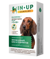 Капли IN-UP (ИН-АП) complex для щенков и собак весом  от 5 до 10 кг 1 мл 1 пипетка