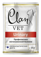 Влажный корм Clan Vet Cat Urinary для профилактики МКБ 85 g для кошек