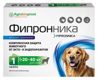 Pchelodar Фипронника таблетки от блох и клещей для собак весом от 20 до 40 кг 1 таблетка