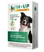 Капли IN-UP (ИН-АП) complex для щенков и собак весом  от 20 до 30 кг 3 мл 1 пипетка