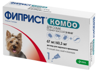 Фиприст Комбо для собак 2-10 кг 1 пипетка 0,67 мл
