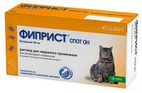 Фиприст Спот Он для кошек 50мг/0,50 мл 3 пипетки