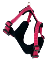 Zooexpress Шлейка FRESH LINE XS (40-48 см) неопрен капрон сетка малиновая