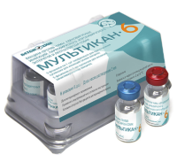 Мультикан-6 вакцина для собак 1 доза (2 флакона)