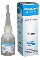 Отибиовин капли ушные 20 мл