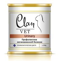 Влажный корм Clan Vet Cat Urinary для профилактики МКБ 240 g для кошек