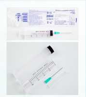 Шприц 3-х компонентный с иглой 0,8х38 мм 21G одноразовый 20 мл