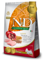 Сухой корм Farmina N&D Low Grain Dog Chicken & Pomegranate Adult Light Mini 2,5 kg