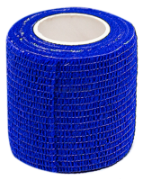 VETЗАБОТА Бинт ветеринарный самофиксирующийся 10 см х 4,5 м синий