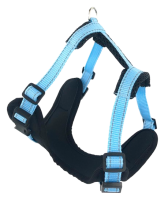 Zooexpress Шлейка FRESH LINE XS (40-48 см) неопрен капрон сетка голубая