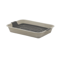 Zooexpress Туалет лоток с сеткой КИС большой Бежевый