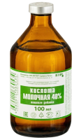 Молочная кислота 40% 100 мл