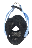 Zooexpress Шлейка-жилет FRESH LINE S (28-32 см) с сеткой нейлоновая голубая