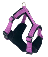 Zooexpress Шлейка FRESH LINE S (46-56 см) неопрен капрон сетка сиреневая