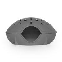 Zooexpress Домик для хомяка без дверцы Серый