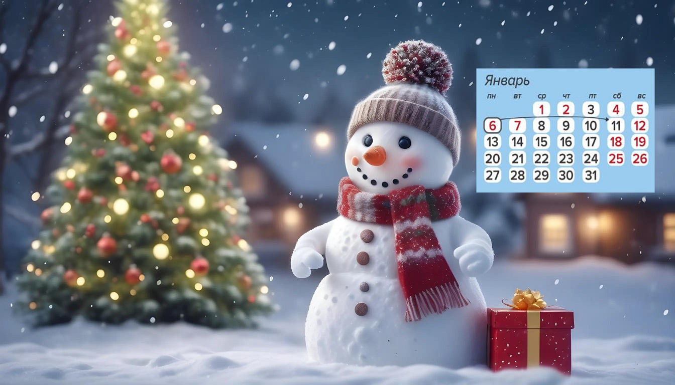 График работы Декабрь 2024 - Январь 2025