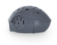 Zooexpress Домик для хомяка с дверцей Серый