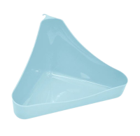 Zooexpress Туалет угловой (33*19*18 см) для грызунов Голубой