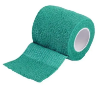 VETЗАБОТА Бинт ветеринарный самофиксирующийся 7,5 см х 4,5 м зеленый