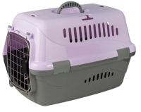 Zooexpress Переноска Турне L АВИА 54,5*36*34 см c металлической дверцей Фиолетовая