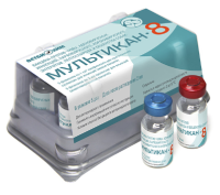 Мультикан-8 вакцина для собак 1 доза (2 флакона)