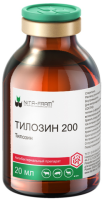 Тилозин 200 раствор для инъекций 20 мл