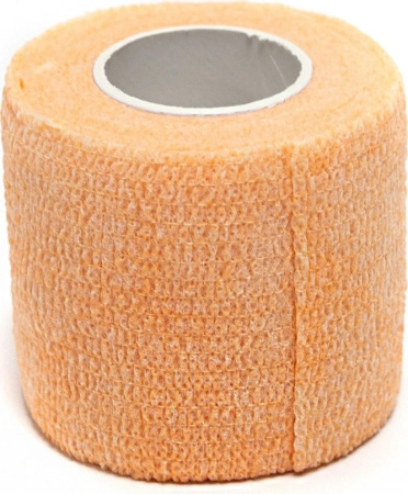 VETЗАБОТА Бинт ветеринарный самофиксирующийся 7,5 см х 4,5 м оранжевый