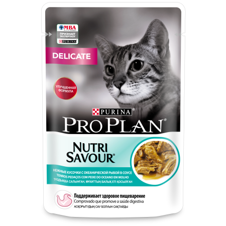 Pro Plan Cat Delicat Океаническая рыба в соусе 85 g