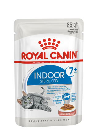 Royal Canin Indoor Sterilised 7+ years в соусе 12 шт х 85 g