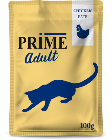 Prime Adult Cat Курица паштет 100 g для кошек