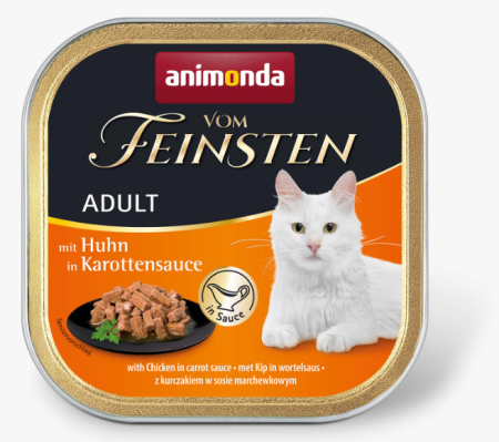 Animonda Vom Feinsten Без злаков с Курицей в морковном соусе 100 g для кошек