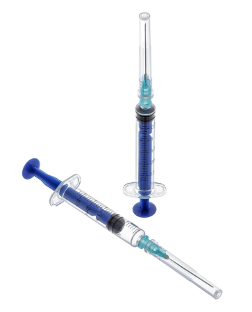 Шприц MedWay 3-х компонентный с иглой 0,63х32 мм 23GХ1 1/4 одноразовый 2 мл