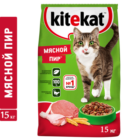 Kitekat Мясной пир 15 kg