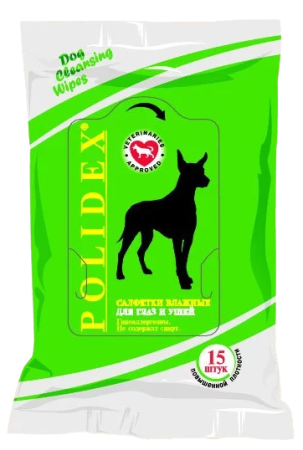 Polidex Салфетки влажные для глаз и ушей 15 шт