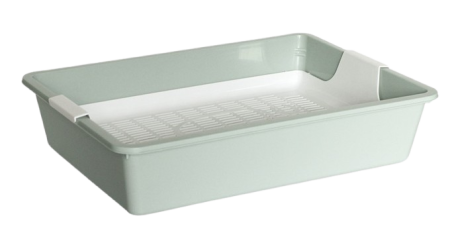 Zooexpress Туалет лоток с сеткой КИС глубокий Салатовый