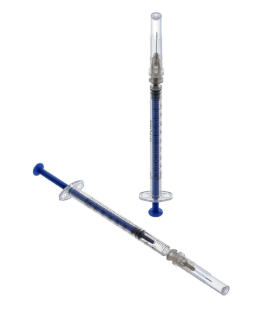 Шприц MedAim 3-х компонентный U100 c иглой 0,45х12мм 26G инсулиновый 1 мл