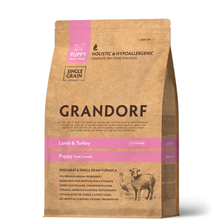 Grandorf Dog Lamb & Turkey Puppy 1 kg