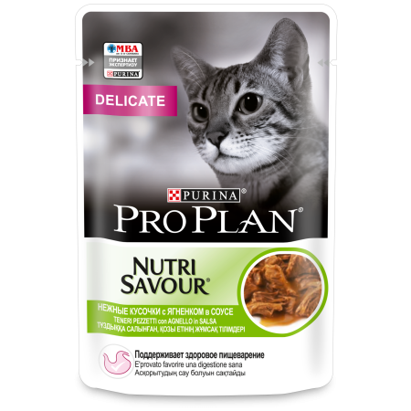 Pro Plan Cat Delicat Ягненок в соусе 85 g