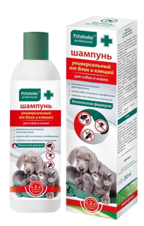 Pchelodar Шампунь универсальный от блох и клещей 250 мл