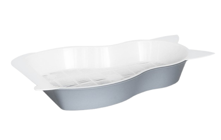 Zooexpress Туалет лоток с сеткой КОШКА большой Серый