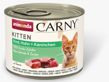 Animonda Carny Kitten Говядина Курица и Кролик 200 g для котят