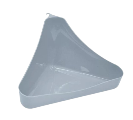 Zooexpress Туалет угловой (33*19*18 см) для грызунов Серый