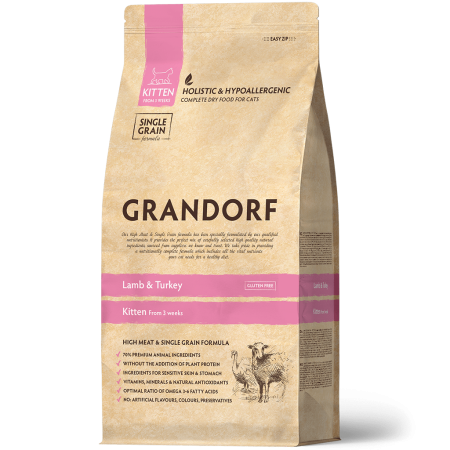 Grandorf Cat Lamb & Turkey Kitten 2 kg