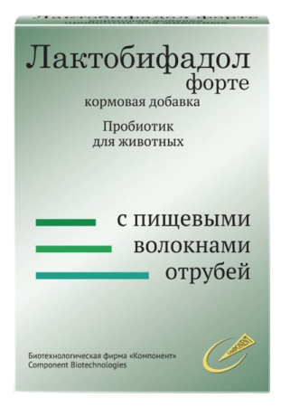 Лактобифадол ФОРТЕ с пищевыми волокнами отрубей 50 гр