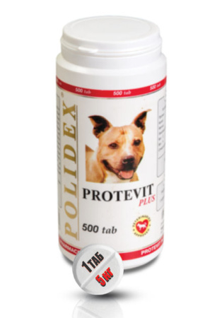 Кормовая добавка Polidex Protevit Plus 500 таблеток